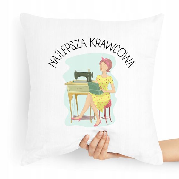 Poduszka Krawcowej Krawca Najlepszy Krawcowa Z Nadrukiem Ze Zdjęciem zdjęcie 1