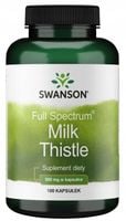 Swanson Milk Thistle 500mg Regeneracja wątroby Oczyszczenie Ostropest 100k.
