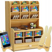 ORGANIZER NA BIURKO SZUFLADY DREWNIANY PRZYBORNIK