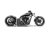 90X30CM SUPER CHOPPER TRÓJ OBRAZ