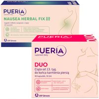 Zestaw PUERIA DUO 90 kapsułek + PUERIA NAUSEA HERBAL FIX 20 saszetek