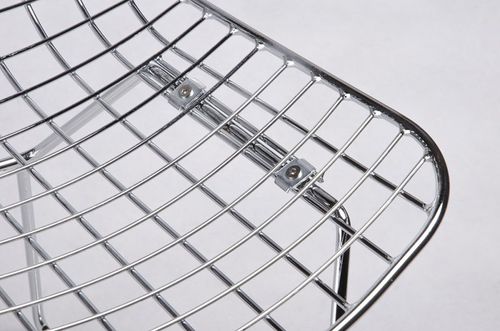 Krzesło NET SOFT chrom - biała poduszka na Arena.pl