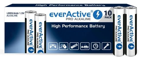 Bateria alkaliczna EverActive AAA (R3) 10 sztuk na Arena.pl