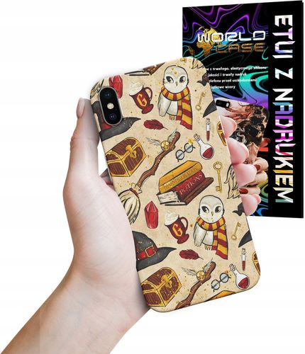 ETUI CASE DO IPHONE X / XS - POTTER WZORY WIELE WZORÓW DLA FANA MAGI na Arena.pl