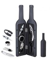 zestaw do wina w etui w formie butelki kinghoff kh-1166