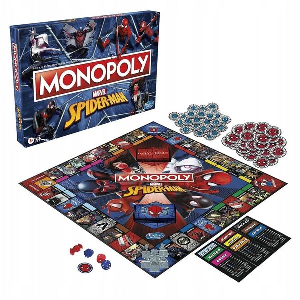 GRA PLANSZOWA MONOPOLY SPIDERMAN wersja polska zdjęcie 3