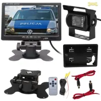 KAMERA COFANIA18IR MONITOR 7 TIR BUS 15m 12V/24V