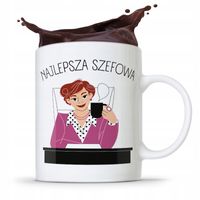 Kubek Prezent Dla Szefowej Najlepsza Szefowa Z Nadrukiem Ze Zdjęciem