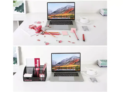 Przybornik organizer na biurko 6 komór szufladka na Arena.pl