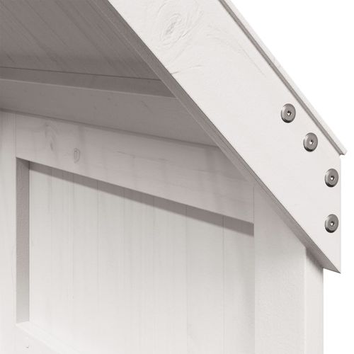 Daszek do łóżka dziecięcego, biały, 60x89x134,5 cm, sosnowy na Arena.pl