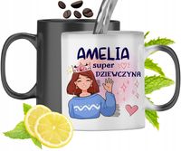Dla Amelii Kubek Magiczny Syna Dziecka Prezent Z Nadrukiem Ze Zdjęciem