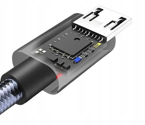 KABEL Micro USB W OPLOCIE do SMARTFONA TELEFONU 3m na Arena.pl