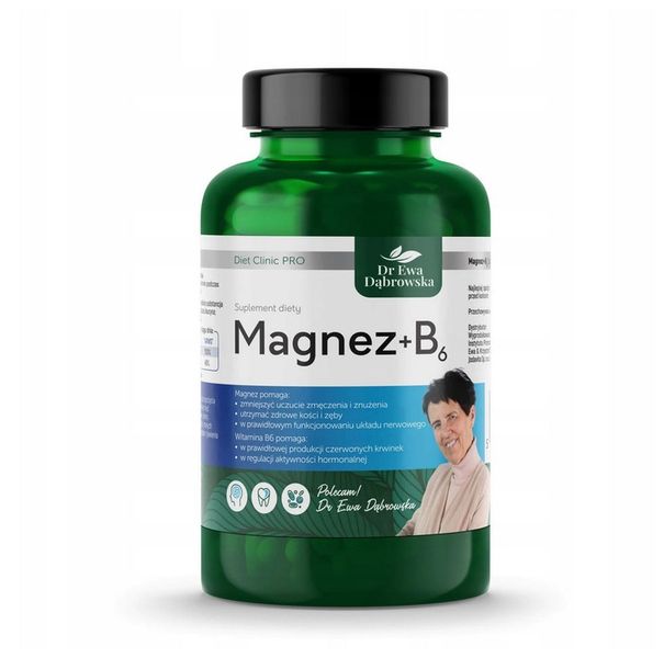 Dr Ewa Dąbrowska Magnez + B6 120 kaps zdjęcie 1