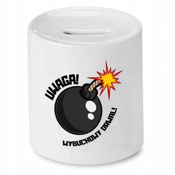 Dla Drwala Prezent Skarbonka Wybuchowy Drwal Z Nadrukiem Ze Zdjęciem zdjęcie 1