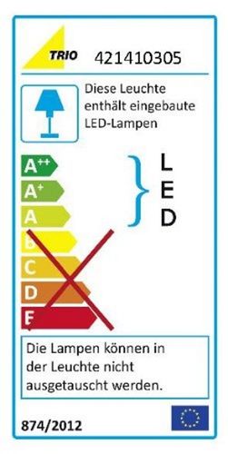 Lampa podłogowa LED 421410305 Trio na Arena.pl