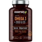 Essensey - Omega 3 + 2000 IU D3 - 90 kaps.