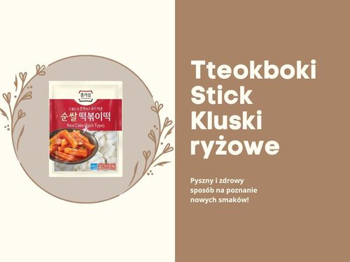 kluski ryżowe tteokbokki koreańskie topokki rice cake w słupkach 1kg na Arena.pl