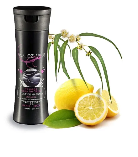 voulez-vous massage oil eucalyptus lemon 150ml - olejek do masażu na Arena.pl