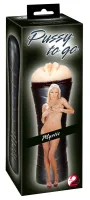 pussy to go model classic - anatomiczna maszyna intymna w etui 27 cm