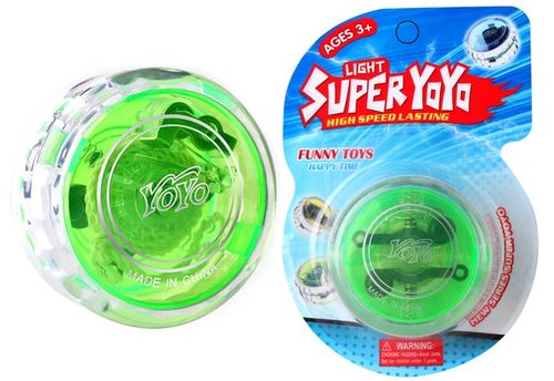 JOJO GRA ZRĘCZNOŚCIOWA YOYO ZABAWKA ŚWIECĄCE 4 szt JO-JO NA POCZĄTEK na Arena.pl