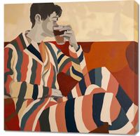 Obraz 90x90cm Przerwa Aby Odetchnąć