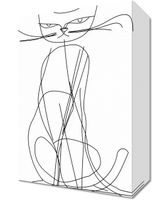 Obraz 20x30cm Kot Linijny