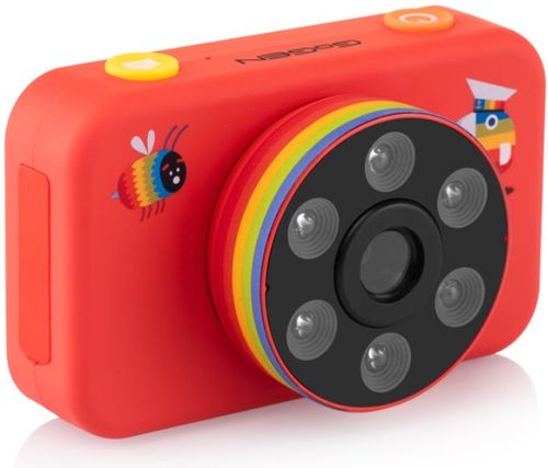 Aparat cyfrowy foto dla dzieci GoGEN DECKOFOTOR czerwony na Arena.pl