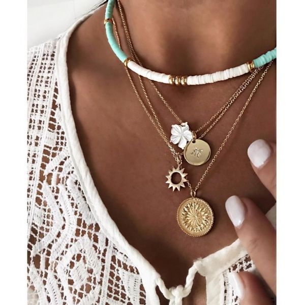 Długi Naszyjnik Multi  N757 zdjęcie 2