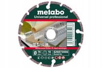 METABO 626873000 TARCZA DIAMENTOWA TNĄCA UNIWERSALNA 76x10mm PROFESSIONAL