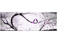 30 90CM OBRAZ 3 ELEM W FIOLETOWYM ŚWIETLE KSIĘŻYCA ŚCIENNY PŁOTNO DRUK