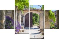 140CM 70 OBRAZ STARE OPACTWO ST HILAIRE ŚCIENNY