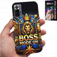 ETUI DO XIAOMI NOTE 10 PRO - BOSS LEW Z KORONĄ NA TARCZY CASE + FOLIA