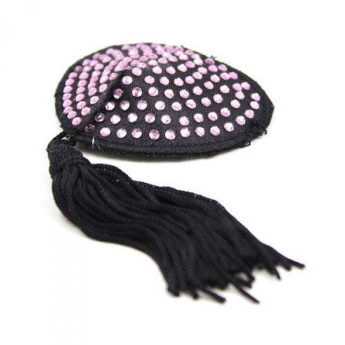 bielizna heart shine nipples tassels (rosa) na Arena.pl