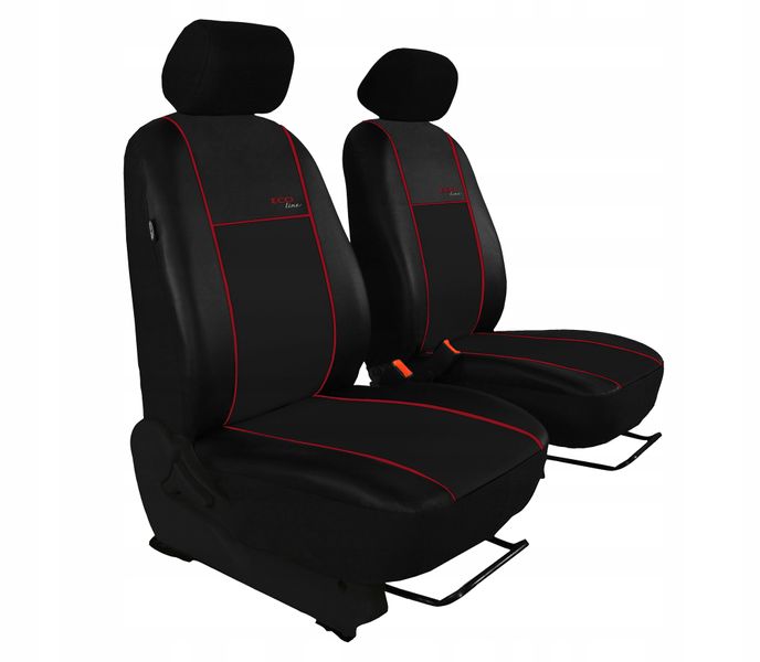 Pokrowce EKOSKÓRA PRZODY 1+1 BMW 3 E46 5 E34 E39 zdjęcie 5