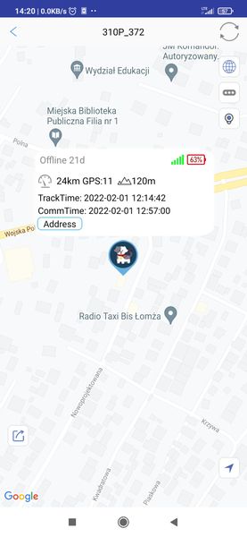 Lokalizator GPS obroża psa aplikacja Android iOS zdjęcie 8