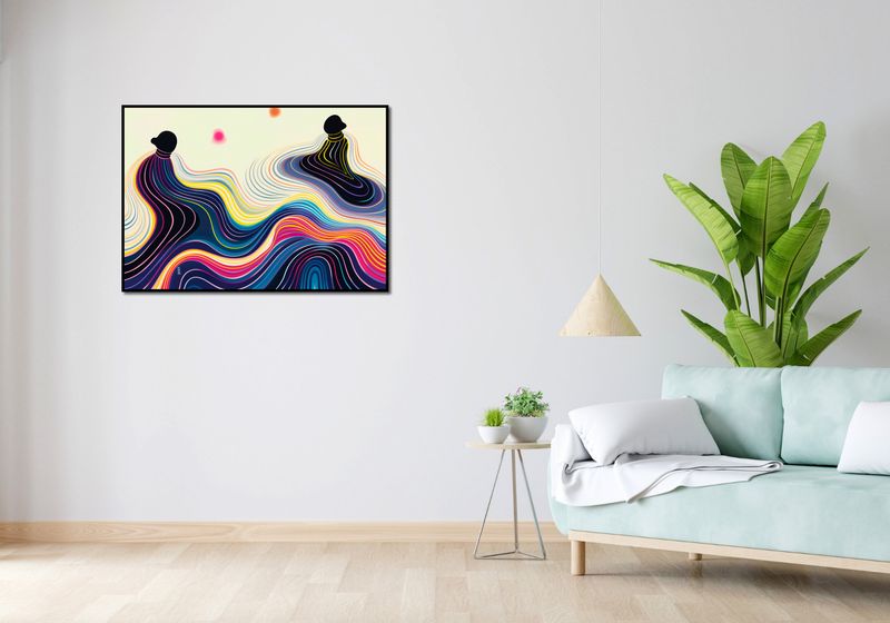 Plakat 100x70cm Wodnista Tafla zdjęcie 4