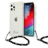Etui Guess do iPhone 12, iPhone 12 Pro, Przezroczysty