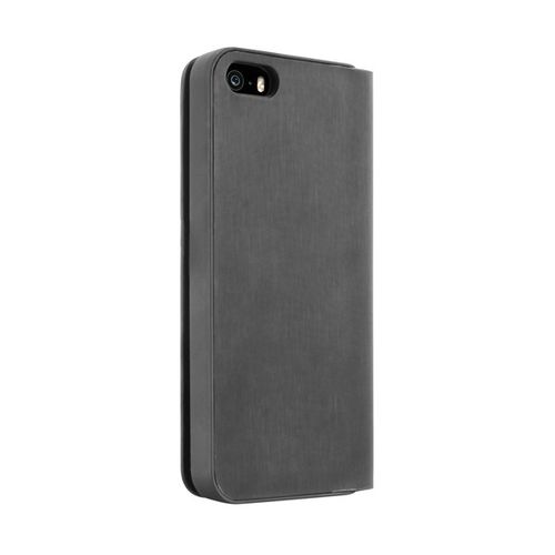 PURO Wallet Case - Etui iPhone SE / iPhone 5s / iPhone 5 (czarny) na Arena.pl