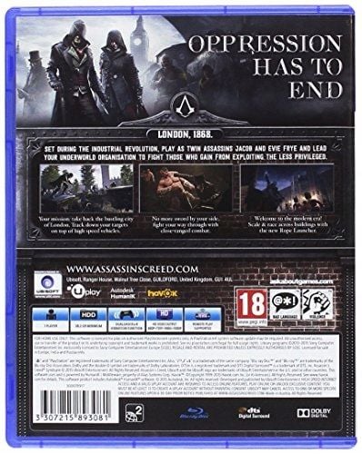 Assassin's Creed: Syndicate PlayStation 4 (PS4) pudełkowa na Arena.pl