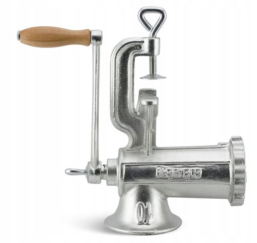 RĘCZNA MASZYNKA do MIELENIA Mięsa Żeliwna nr. 10 Nadziewarka 3 Sita Lejki na Arena.pl