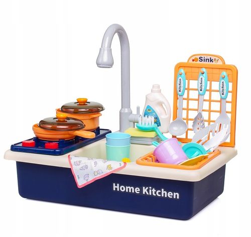 ZLEW ZLEWOZMYWAK kuchenka kuchnia dla dzieci palniki kran z wodą GARNKI na Arena.pl