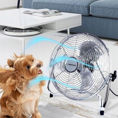 WENTYLATOR STOJĄCY WIATRAK PODŁOGOWY PRZEMYSŁOWY CYRKULATOR POWIETRZA 50W na Arena.pl