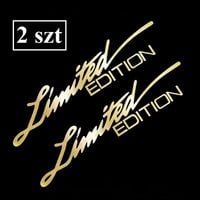 Naklejki Samochód Limited Edition Gold Stickers Komplet 2 Szt 7,5 x 1,8 cm