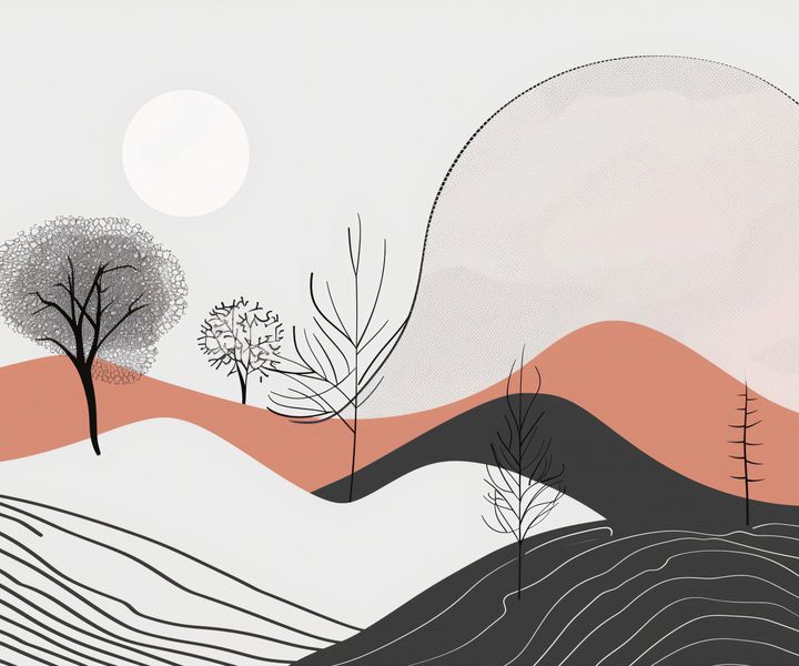 Plakat 60x50cm Półcień Widoku zdjęcie 1