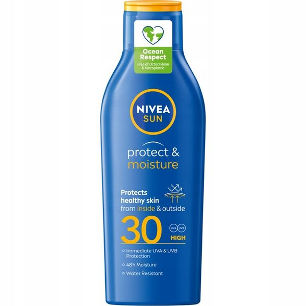 NIVEA SUN WODOODPORNY NAWILŻAJĄCY BALSAM DO OPALANIA SPF 30 200ML zdjęcie 1