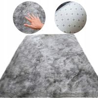 Pluszowy Dywan Shaggy Puszysty Do Salonu Miękki 140x200 Prostokąt Futrzany