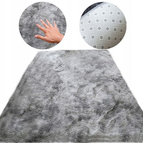 Pluszowy Dywan Shaggy Puszysty Do Salonu Miękki 140x200 Prostokąt na Arena.pl
