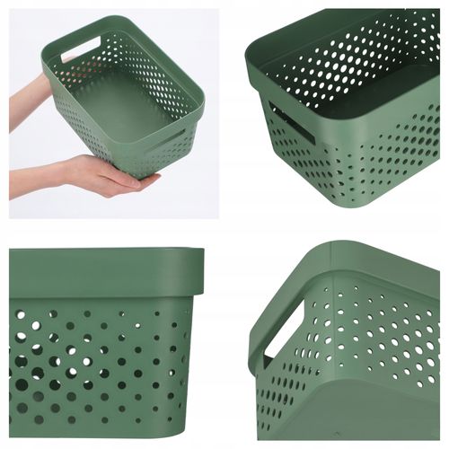 Curver Pojemnik Pudełko Ażurowe Eko 4,5 L Zielony na Arena.pl