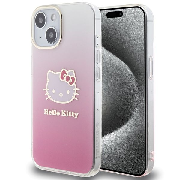 Etui Hello Kitty do iPhone 15, iPhone 14, iPhone 13, Różowy zdjęcie 1