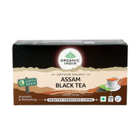 Herbata czarna Assam Black Tea Organic India 100 torebek